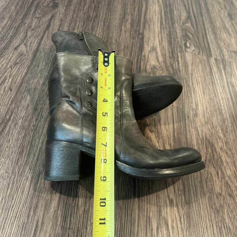Alberto Fermani limited Edition Boots Distressed Brown Size 40 Made In Italy